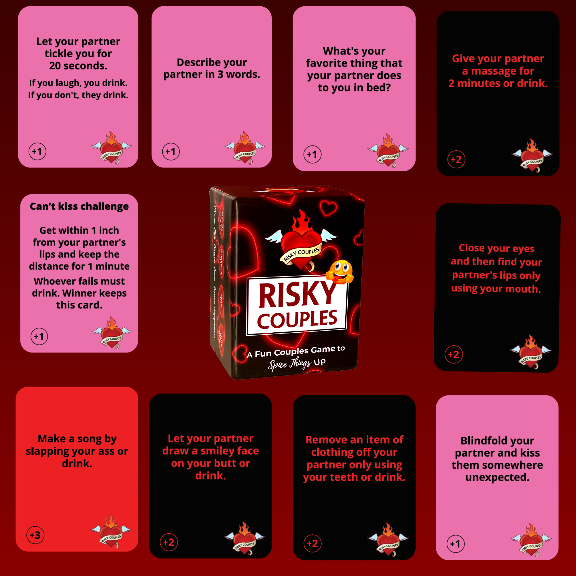 Risky Couples - Perfect Drinking Game for Couples