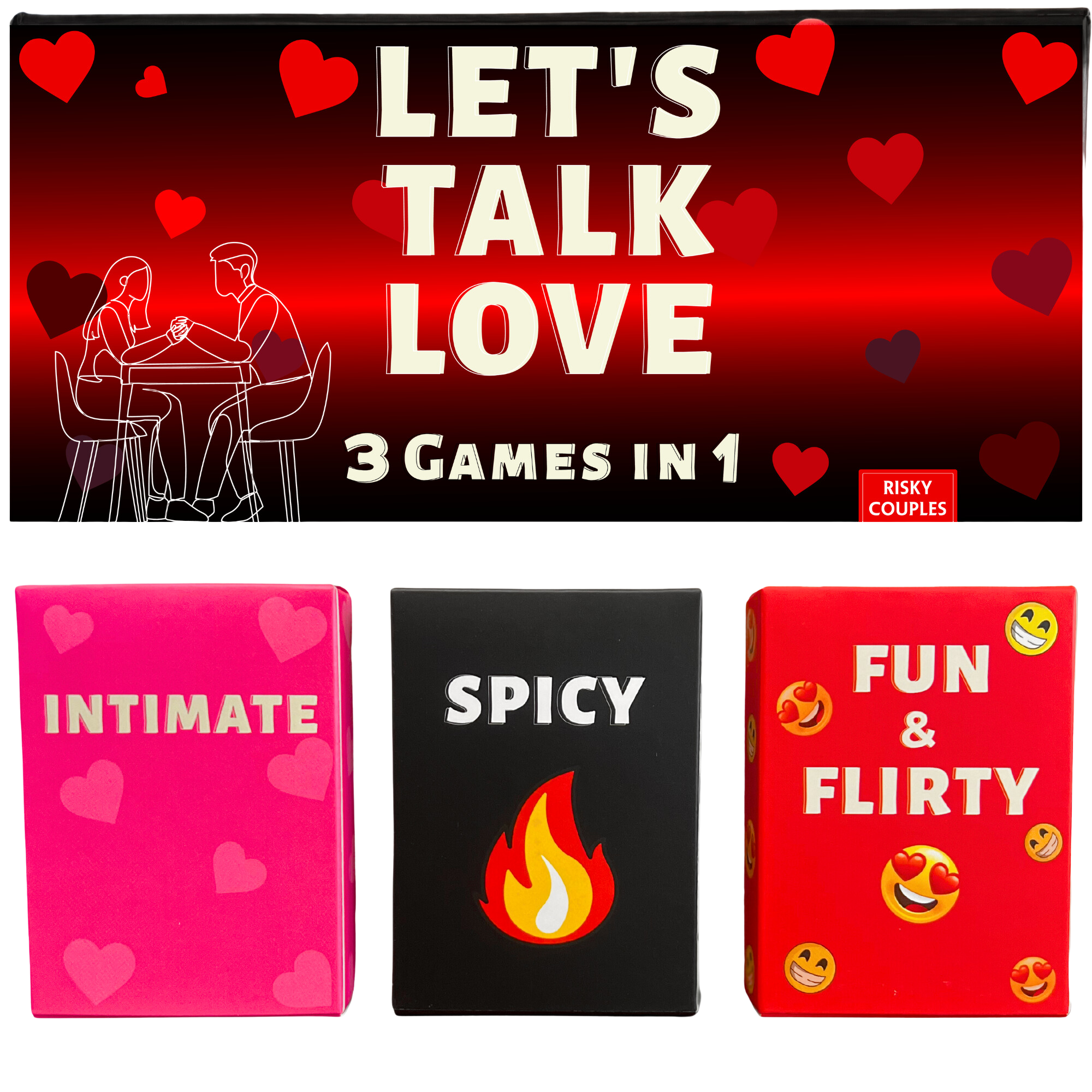 Let's Talk Love - Couples Card Game