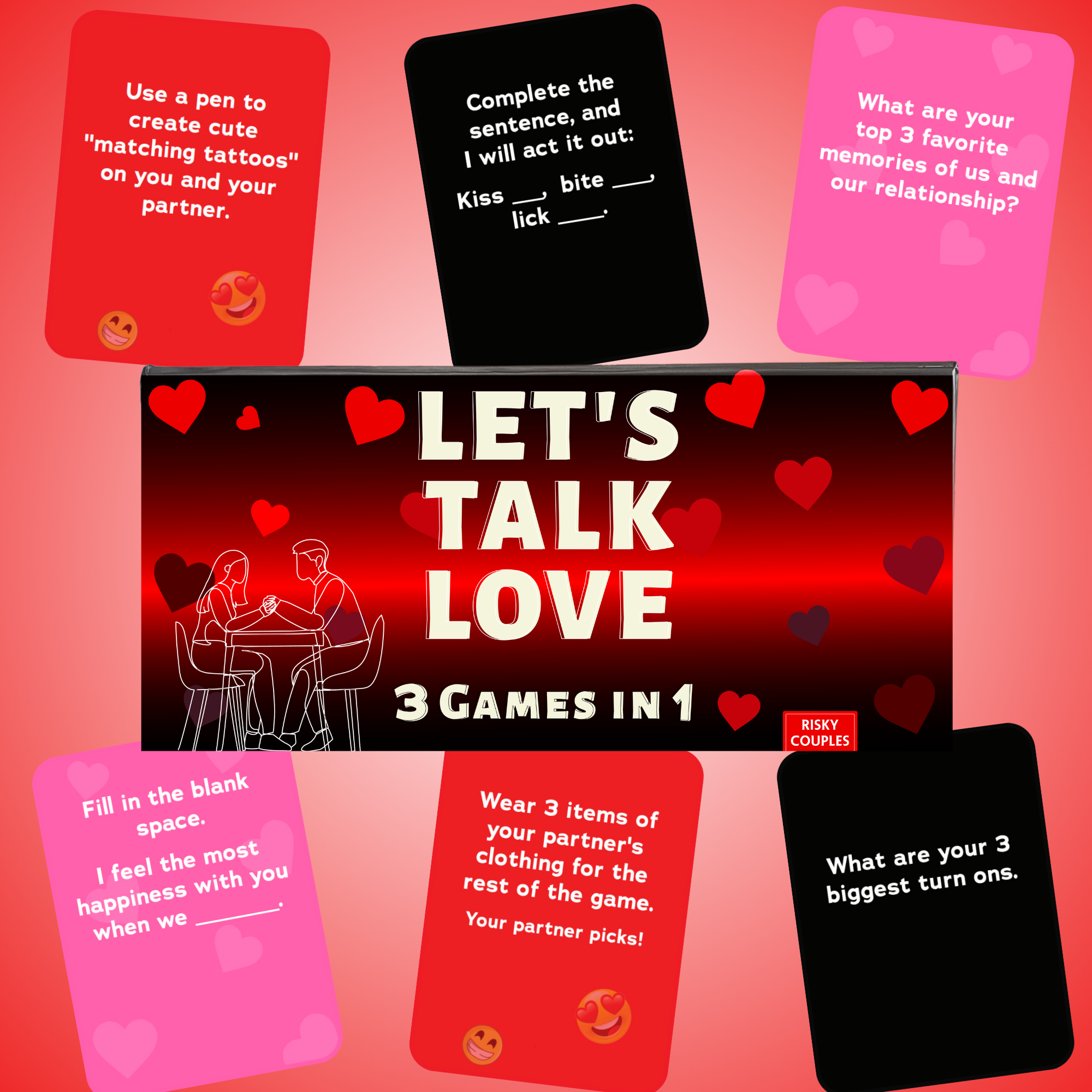 Let's Talk Love - Couples Card Game