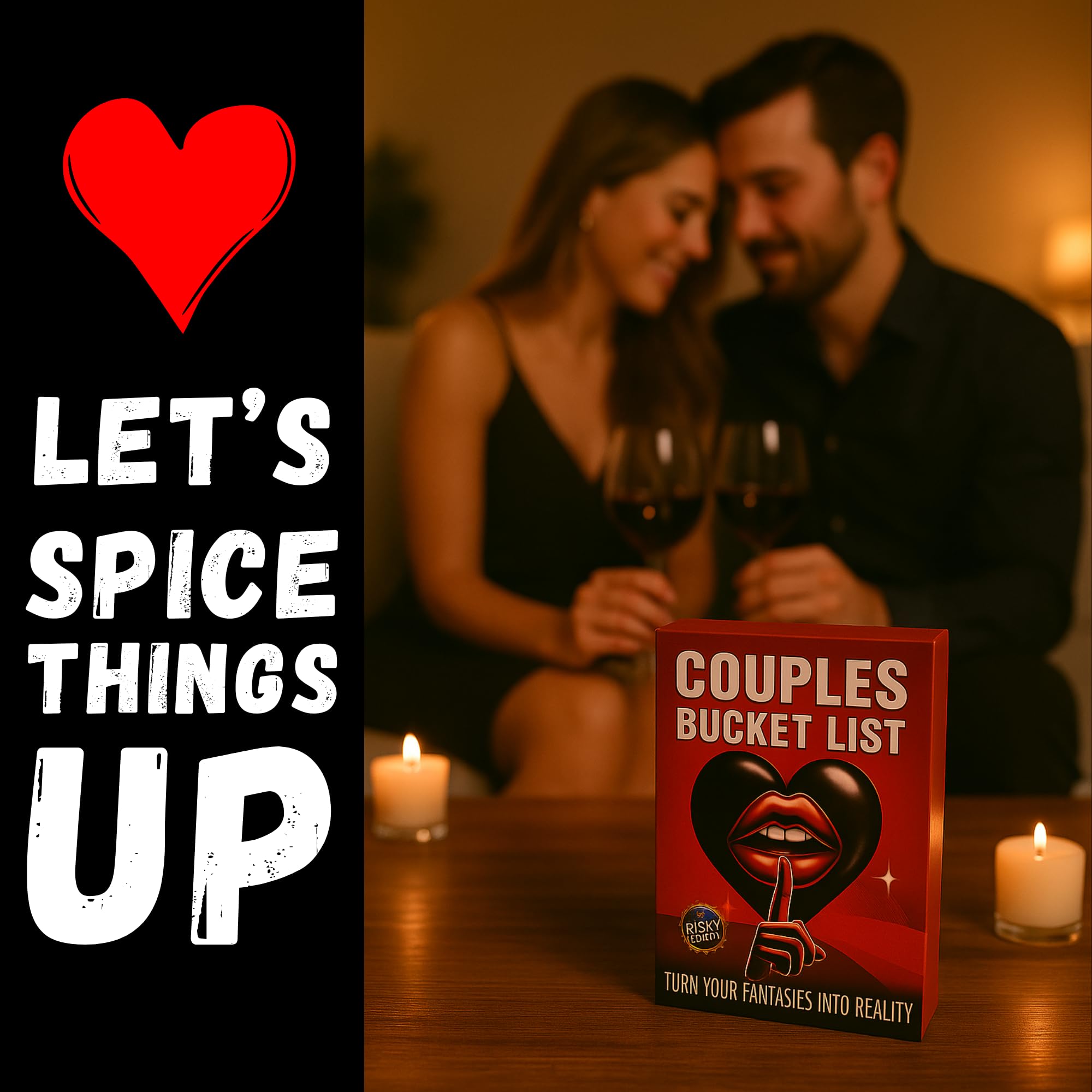 Couples Bucket List - 100 Spicy Dares & Fun Challenges